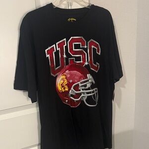 Black and Red Graphic T-Shirt